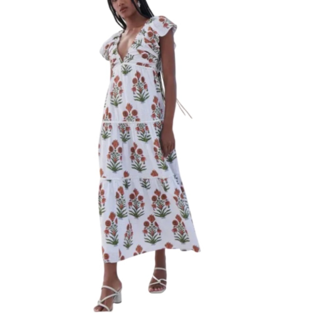 Saylor Desert Coral Sallyann Dress Color: Desert Coral